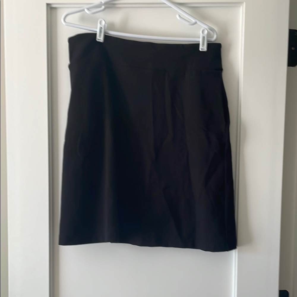 Betabrand Black Knee-Length Pencil Skirt for Work